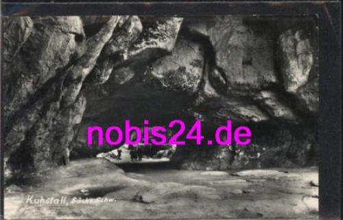 01814 Saxon Switzerland cave cowshed o ca.1965