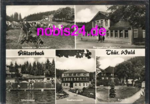 98714 Stützerbach Gasthof Museum Freibad o ca.1972