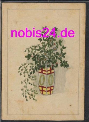 Hand-painted vase with flowers *ca.1930