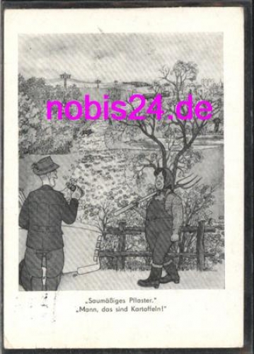 Farmer and farmer's humor card o 13.10.1982