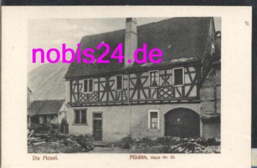 56254 Muden Mosel Haus Nr.52 *ca.1920