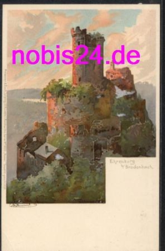 56332 Ehrenburg near Brodenbach Artist card *ca.1910