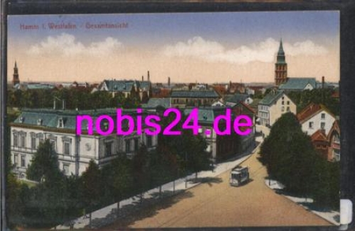 59423 Hamm Westphalia Tram Church 1917