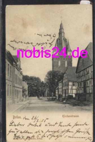 59929 Brilon Kirchenstrasse Kirche o 27.2.1905