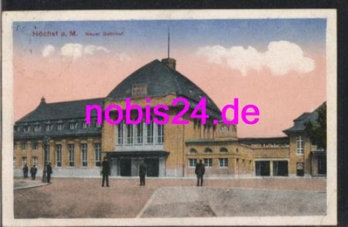 Hochst Frankfurt Main New Station o October 21, 1925