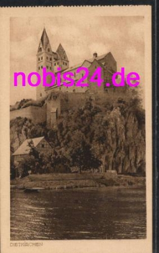 65553 Dietkirchen Blick zur Burg *ca.1925