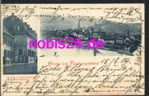 69151 Neckargemund Backerei Gasthaus o18.8.1904