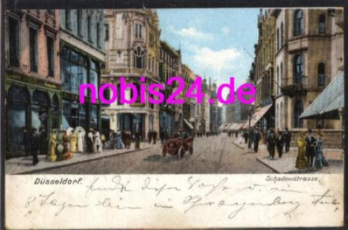 Dusseldorf Schadowstrasse o 30.6.1908