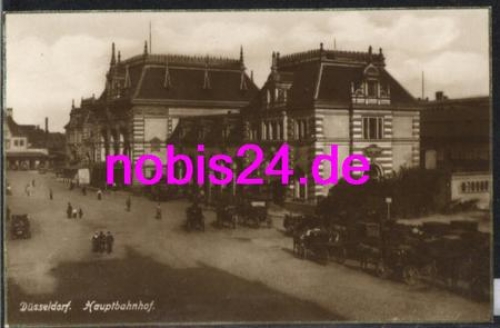 Dusseldorf Central Station * around 1915