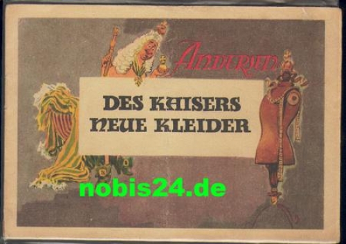 the emperor's new clothes World-famous story in pictures 1957 Verlag Neue Welt