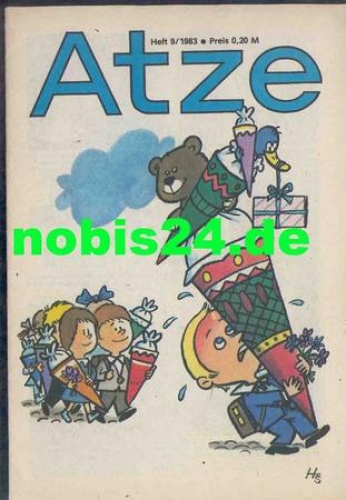 Atze 83/09 Comic Book GDR back to school