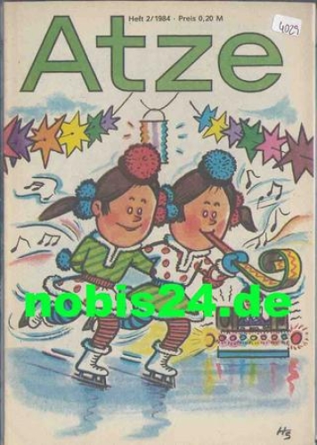 Atze Comic Book GDR 84/02