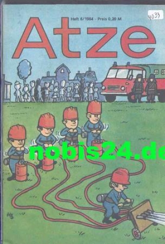 Atze Comic Book GDR 84/06