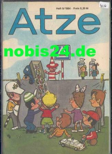 Atze Comic Book GDR 84/09