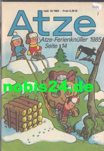 Atze Comic Book GDR 84/12