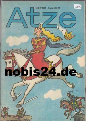 Atze Comic Book GDR 85/09
