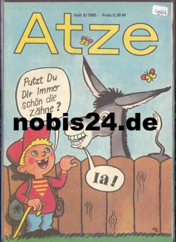 Atze Comic Book GDR 85/08