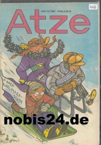 Atze Comic Book GDR 87/12