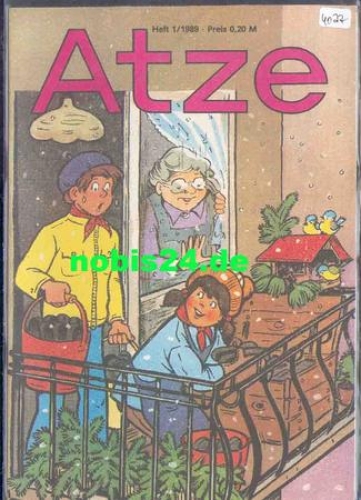 Atze Comic Book GDR  89/01