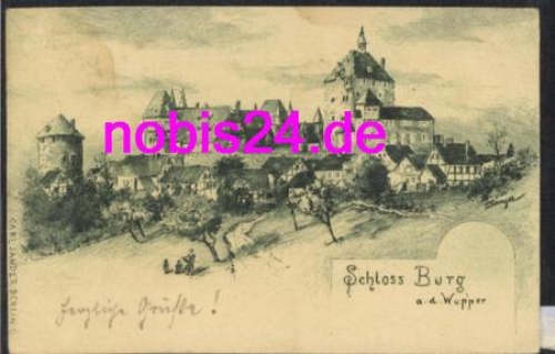 42651 Burg Schloss Wupper o 1.9.1899
