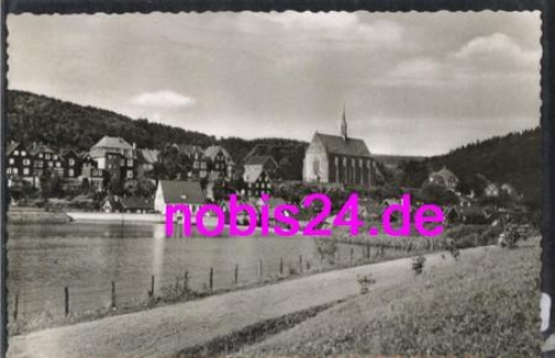 Beyenburg Wuppertal mit Stausee o 17.4.1957