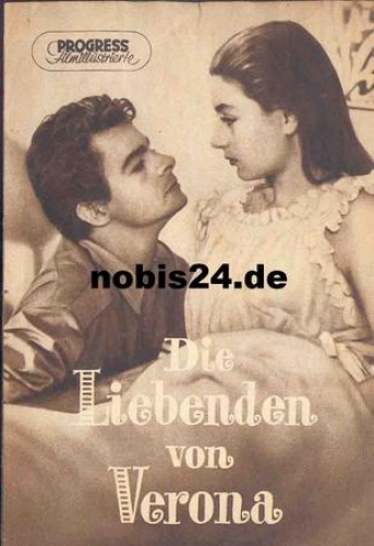 The Lovers of Verona - French film ​​​​​​​53/57 Progress program with Pierre Brasseur