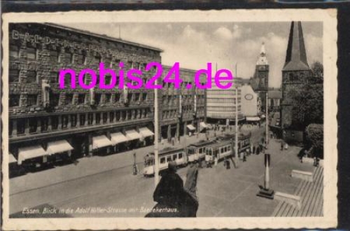 Essen Baedekerhaus Strassenbahn o 27.1.12