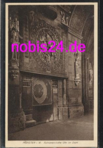 Muenster Astronomical clock in the cathedral *ca.1920