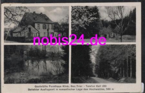 54429 Hochwald Trier Gasthof Forsthaus o 13.9.1941