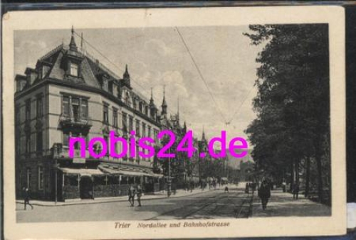 Trier Nordallee Bahnhofstrasse o 14.12.1915