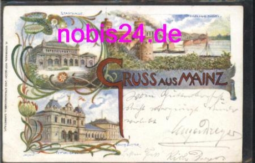 Mainz Litho o 23.6.1900