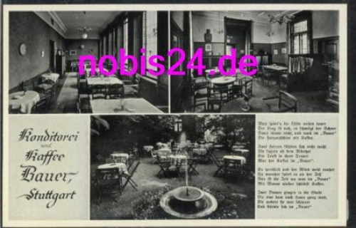 Stuttgart Kaffee Bauer *ca.1935