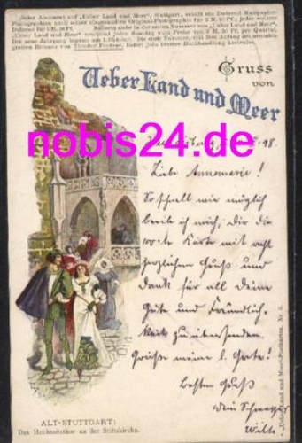 Alt Stuttgart Hochzeit o 14.2.1898