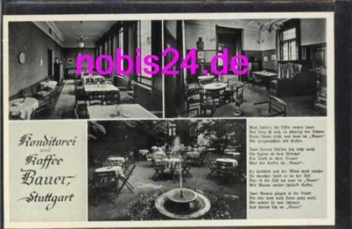 Stuttgart Kaffee Bauer  *ca.1930
