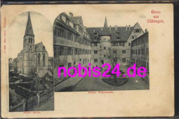 Tuebingen Kirche Wilhelmsstift o 31.7.1909