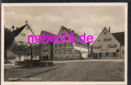 72534 Hayingen Marktplatz o ca.1940