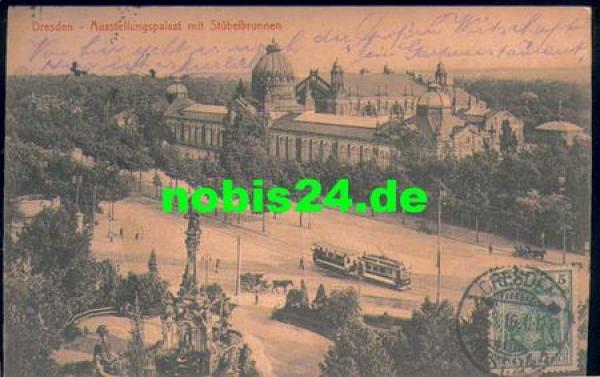 Johannstadt Dresden Exhibition Palace Vignette Rüger Hansi 4.5.1916