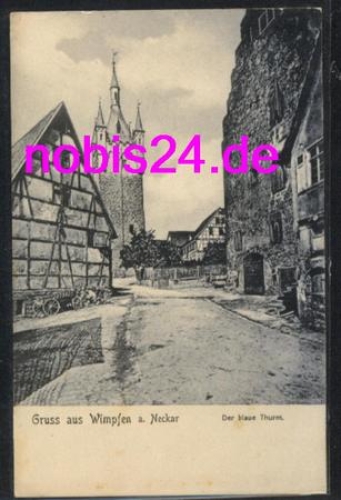 74206 Wimpfen Blick zum blauen Turm *ca.1900