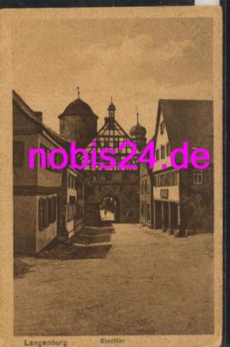74595 Langenburg  Stadttor o 5.6.1939