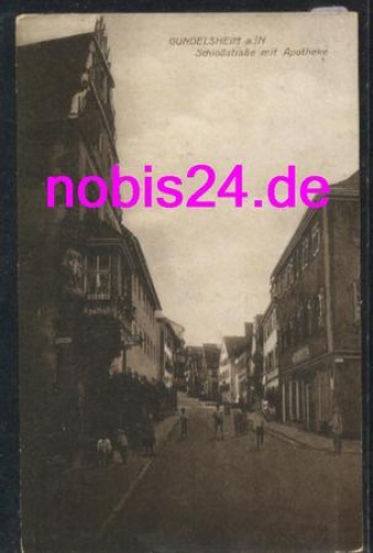 74831 Gundelsheim Schloßstrasse Pharmacy *ca.1920
