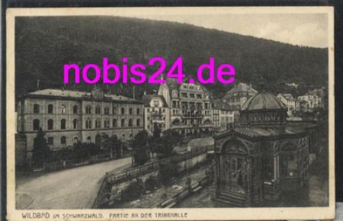 75323 Wildbad Partie an der Trinkhalle o 1.4.1936