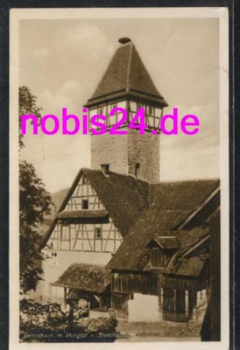 76593 Gernsbach Murgtal Storchenturm o 14.9.1936