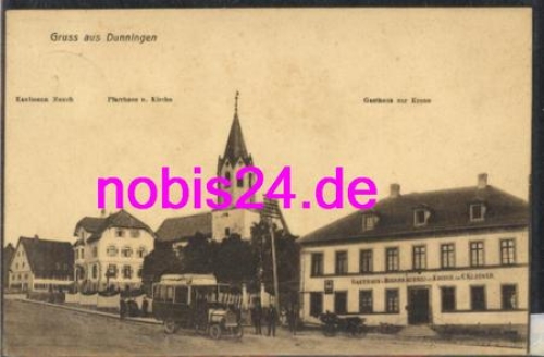 78655 Dunningen Gasthaus Pfarrhaus o 1912