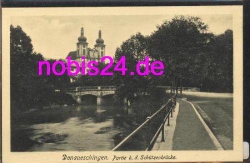 78166 Donaueschingen Schutzenbrucke *ca.1920