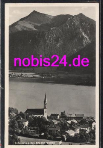 83727 Schliersee mit Brecherspitze *ca.1935