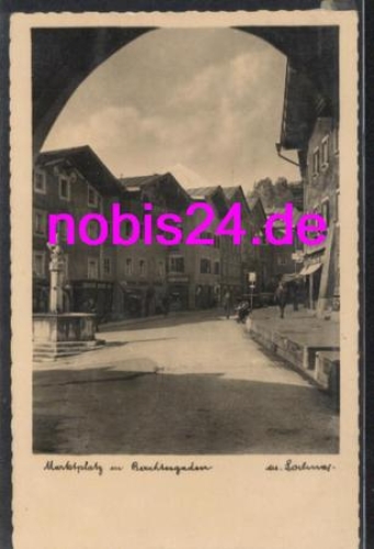 83471 Berchtesgaden Marktplatz Brunnen o 1941