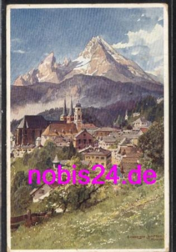 83471 Berchtesgaden artist card o 19.5.1924