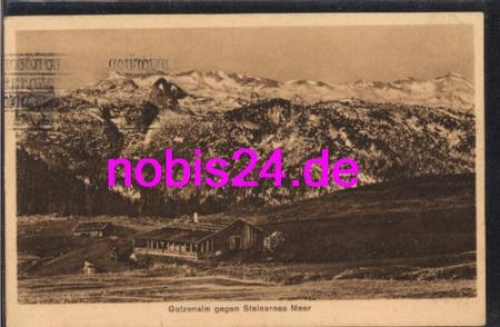 83471 Gotzenalm gegen Steinernes Meer o ca.1925