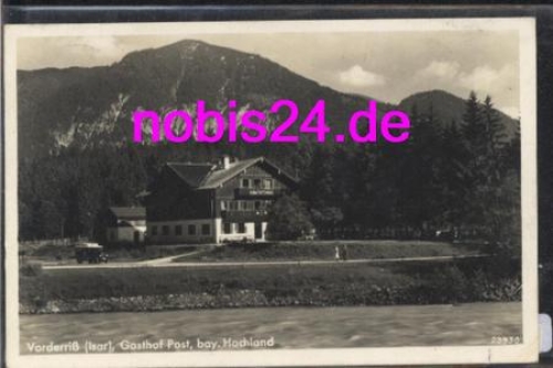 83646 Vorderriss Isar Gasthof Post o ca.1930