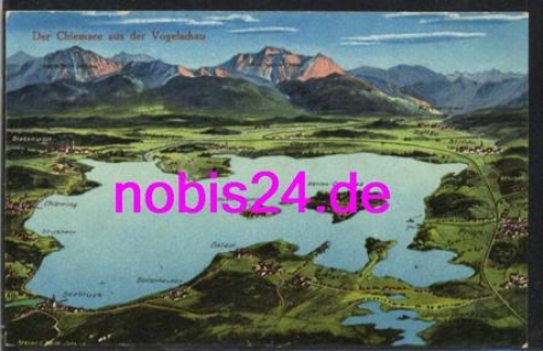 83252 Chiemsee mit Umgebung *ca.1915
